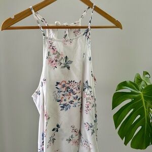 Hollister Floral Halter in Pink and Blue